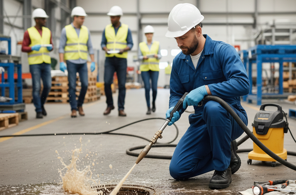 Floor drain cleaning in detroit, michigan