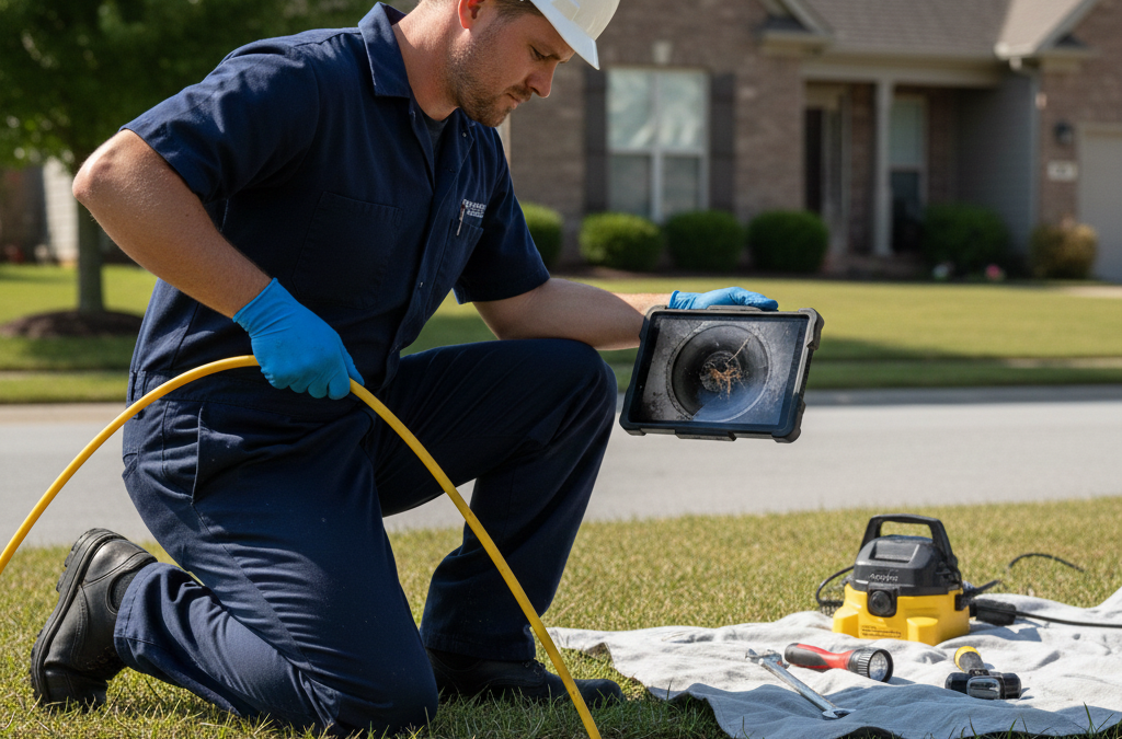 Drain camera inspection in detroit, michigan